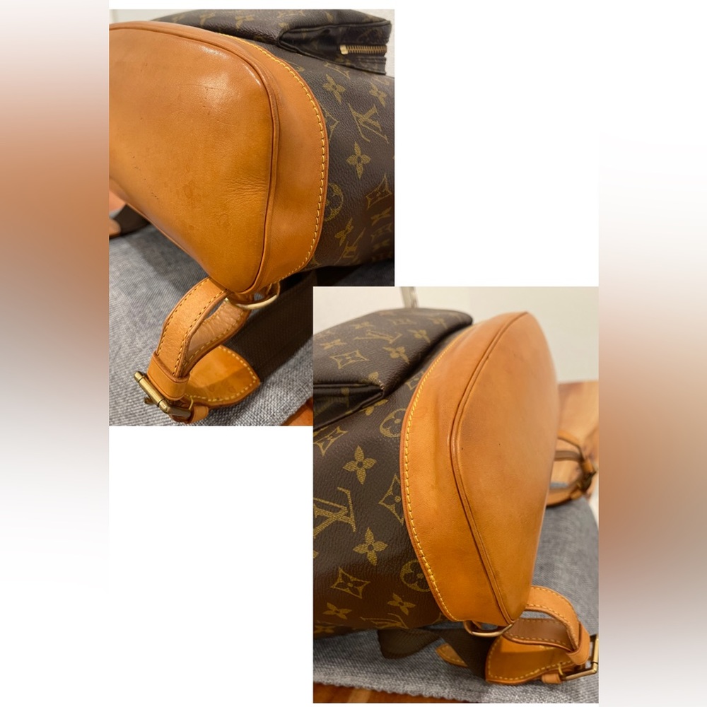 06. Louis Vuitton Montsouris leather backpack GM - Picture 11 of 16